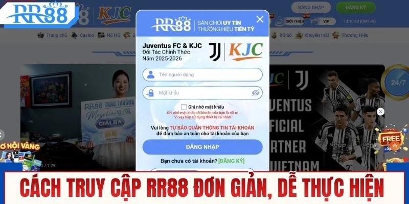 Hướng Dẫn Đăng Nhập RR88 Đúng Cách & Nhanh Gọn