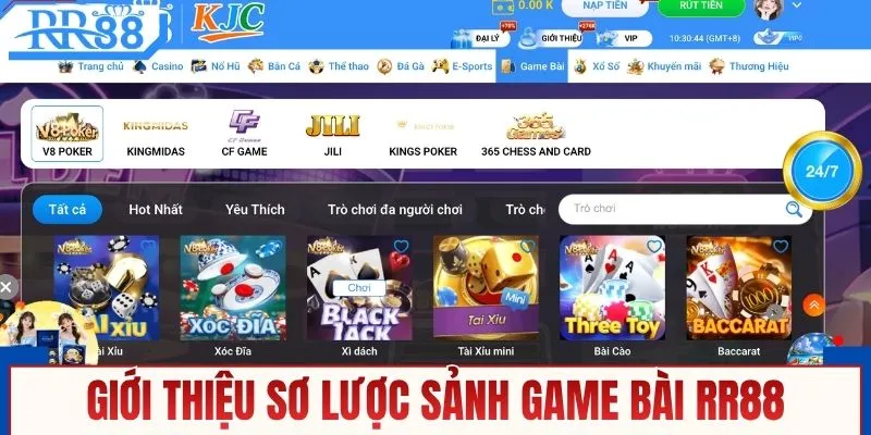 Game Bài RR88 - Khám Phá Sảnh Game Chất Lượng Hàng Đầu